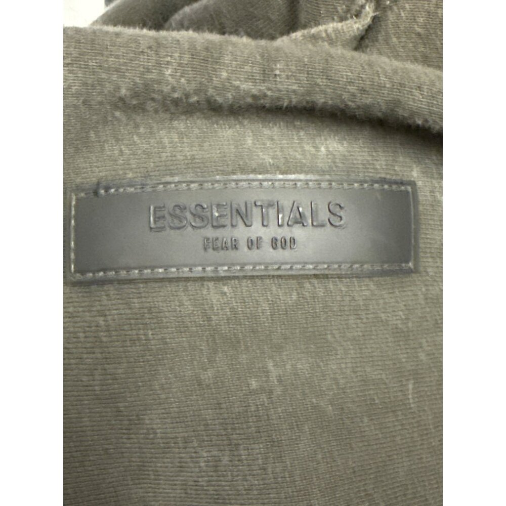 Essentials Fear of God Hoodie Men's Sweatshirt Grey Logo Small Streetwear Fleece - Picture 6 of 10